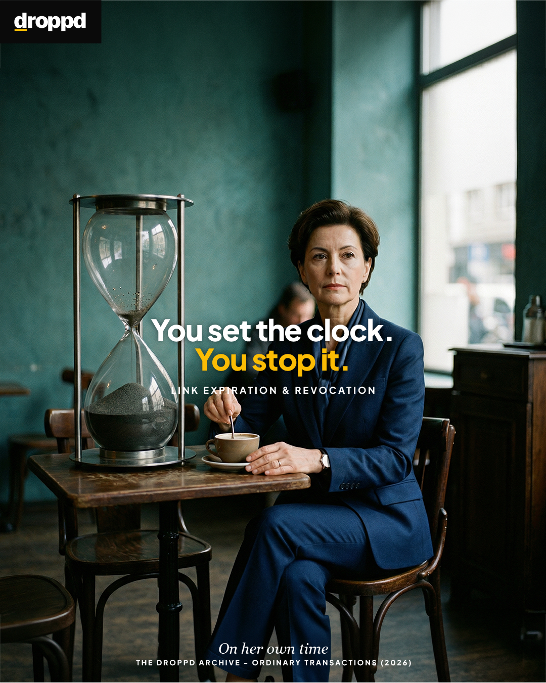 On Her Own Time — The droppd Archive